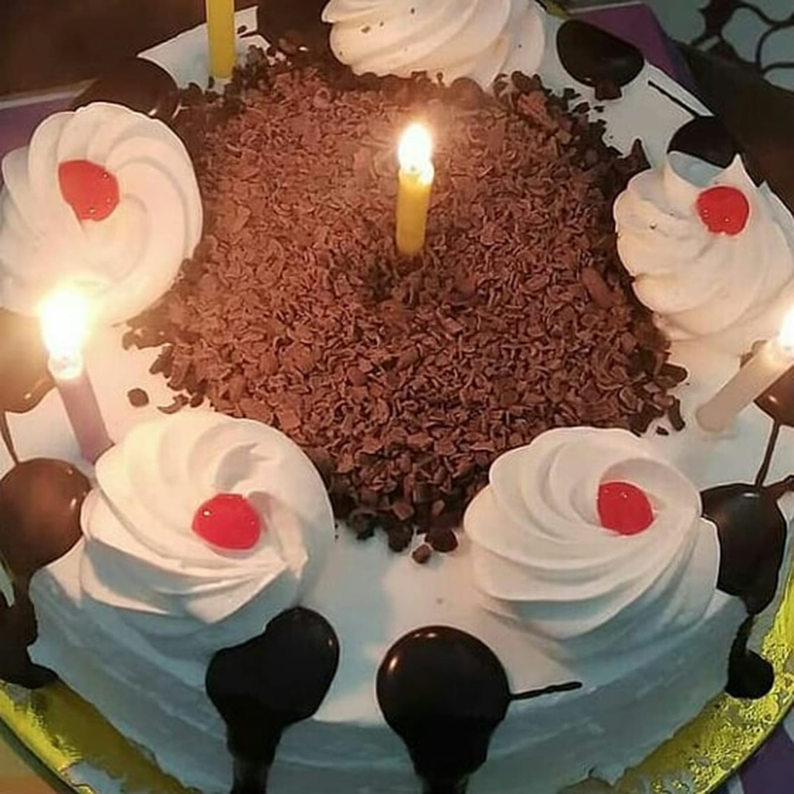 Birthday cake ready for gifting